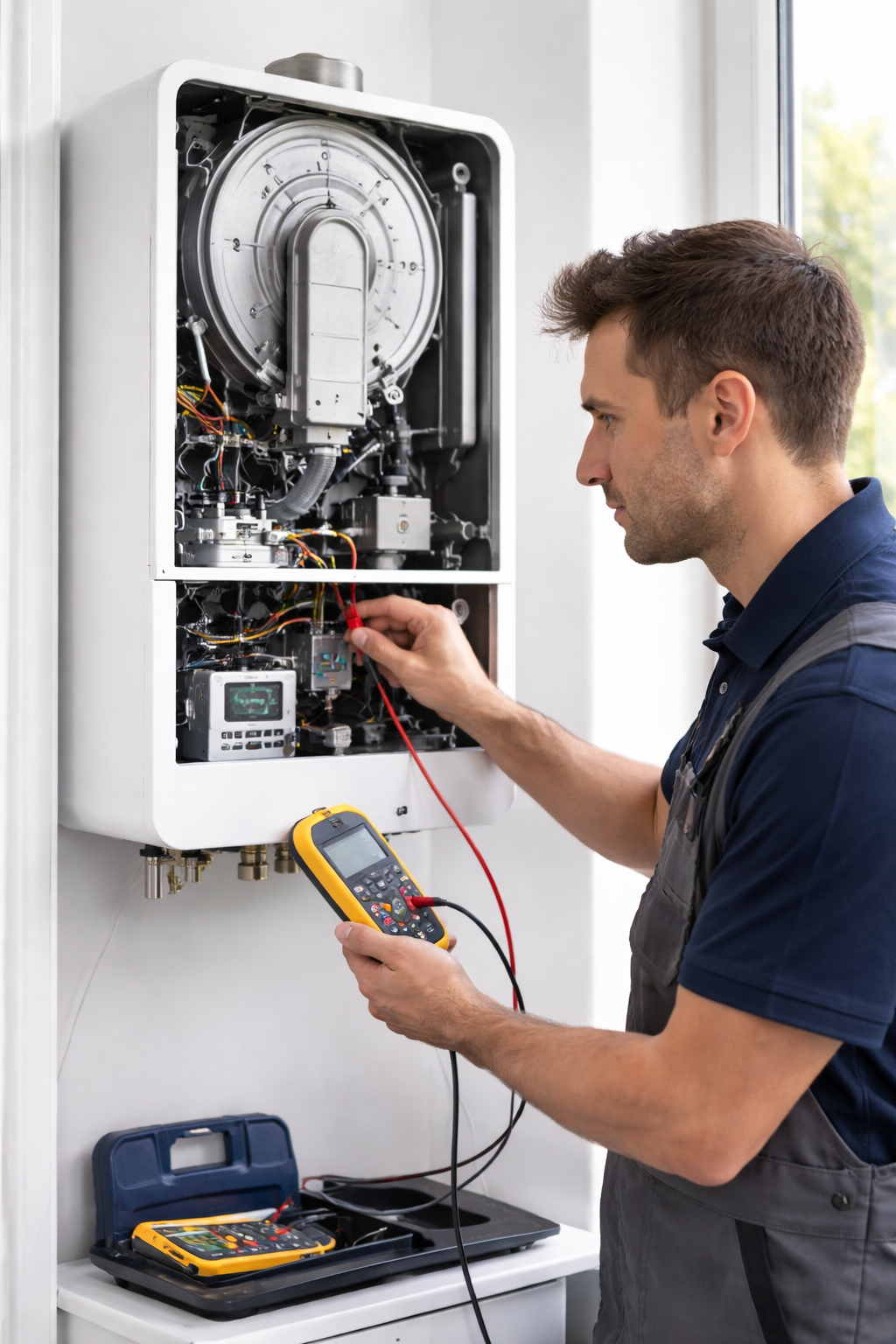 Junkers Thermenreparatur durch Servicetechniker in Wien